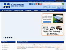 Tablet Screenshot of makariosrv.com